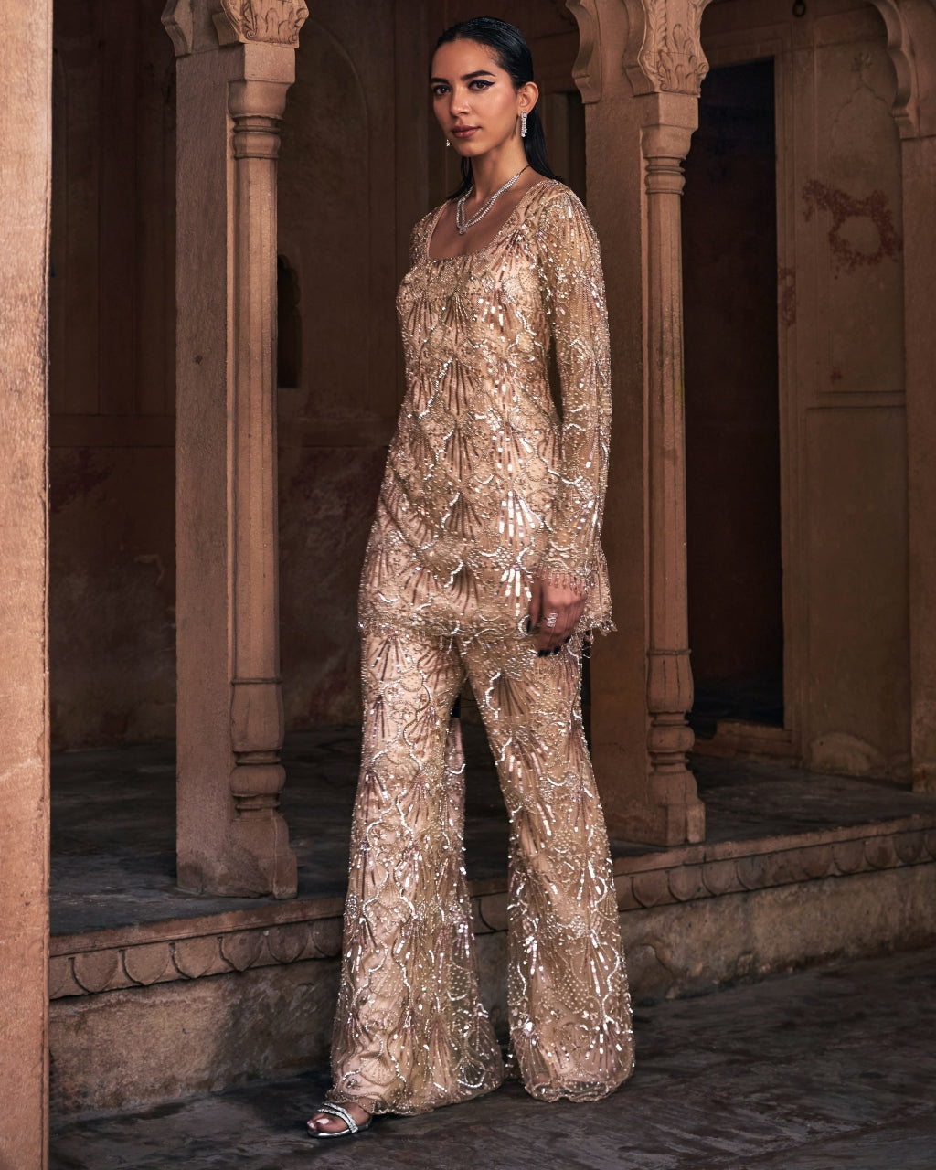 Arayna Women's Cotton Printed Straight Kurti Palazzo Pants Set with Dupatta/ kurta plaz… | Sleeves designs for dresses, Simple kurta designs, Designer  dresses casual